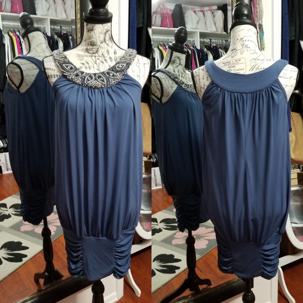 💙Beautiful Beaded Mini Dress/Top💙